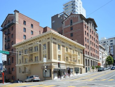 Street Scene in Downtown San Francisco, California