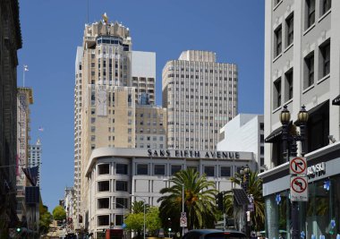 Street Scene in Downtown San Francisco, California