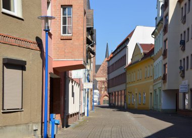 Historical Buildings in the Old Town of Bitterfeld, Saxony - Anhalt