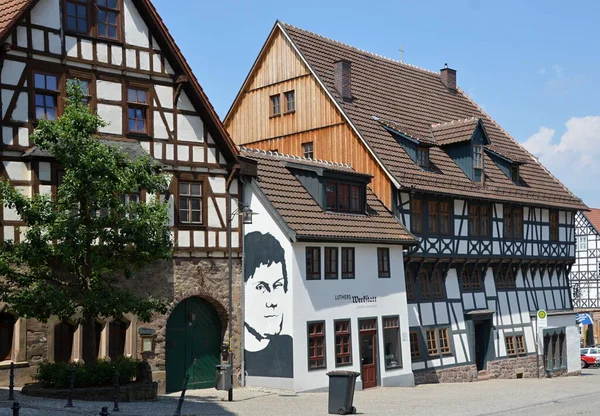 Historical Buildings Old Town Eisenach Thuringia — Fotografia de Stock