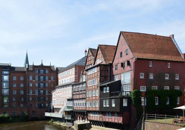 Historical Buildings in the Old Town of the Hanse City Lueneburg, Lower Saxony