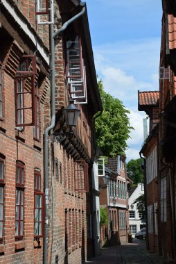 Historical Buildings in the Old Town of the Hanse City Lueneburg, Lower Saxony