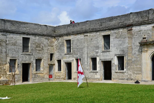 Historical Fort Old Town Augustine Florida — Stok fotoğraf