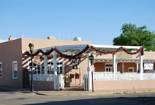 Historical Adobe Buildings Old Town Mesilla New Mexico — Fotografia de Stock
