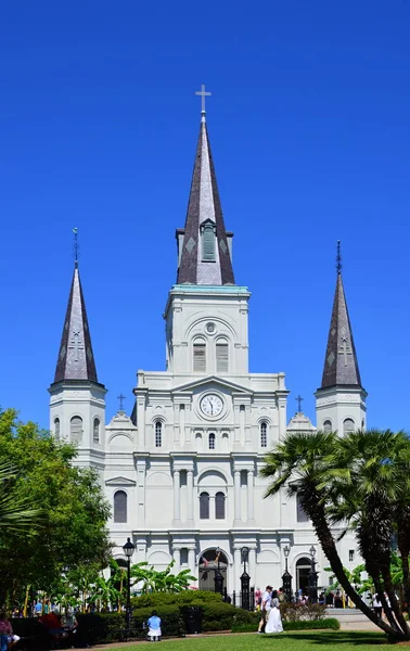 Історичний Собор Новому Орлеані Луїзіана — стокове фото