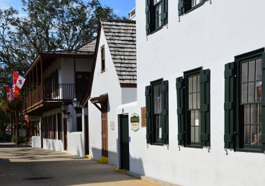 Historical Building in the Old Town of St. Augustine, Florida
