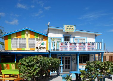 Colorful Building in Downtown Nassau, the Capital City of the Bahamas