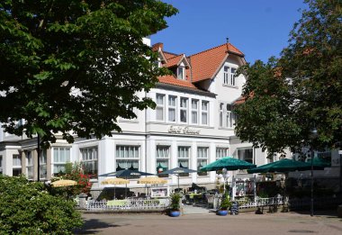 Park in the Resort Bad Harzburg in the Harz Mountains, Lower Saxony