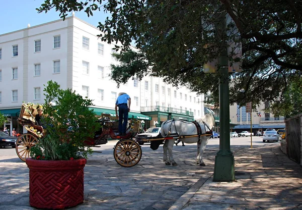 Carriage Downtown San Antonio Texas — Stock Photo, Image