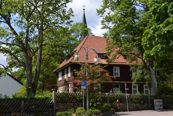 Historische Kirche Der Stadt Braunlage Harz Niedersachsen — Stockfoto