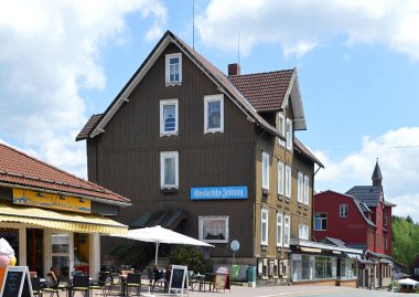Harz Dağları 'ndaki Kasaba Braunlage' daki Tarihi Binalar, Aşağı Saksonya