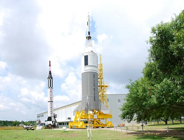 Rocket Park Johnson Space Center Nasa Houstonu Texas — Stock fotografie