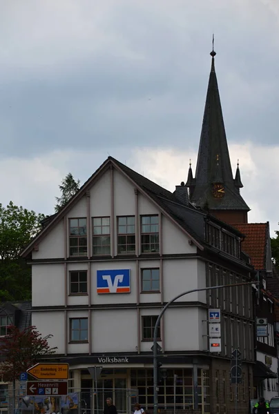 Historical Building Town Braunlage Harz Mountains Lower Saxony — Zdjęcie stockowe