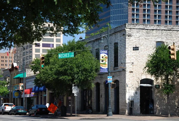 Bâtiments Historiques Centre Ville Austin Capitale Texas — Photo