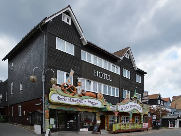 Historical Building Town Braunlage Harz Mountains Lower Saxony — Stock Fotó