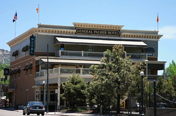 Historisches Gebäude Der Stadt Durango Den San Juan Mountains Colorado — Stockfoto