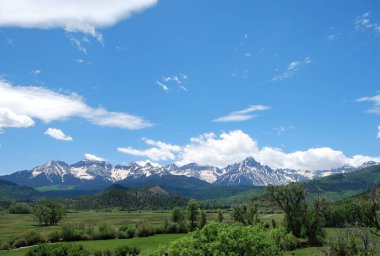San Juan Dağları, Colorado 'daki Panorama Peyzajı