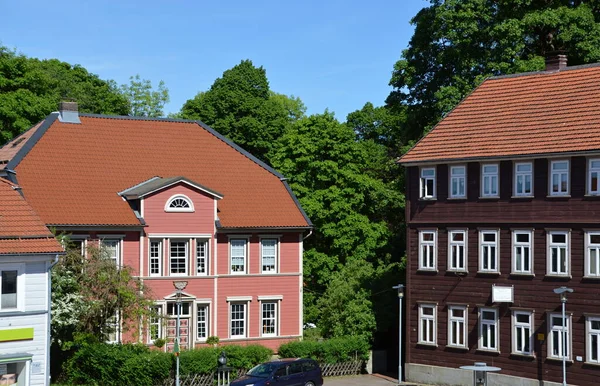 Historical Building Old Town Clausthal Zellerfeld Harz Mountains Lower Saxony — Zdjęcie stockowe