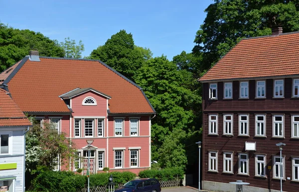 Historical Building Old Town Clausthal Zellerfeld Harz Mountains Lower Saxony — Stok Foto