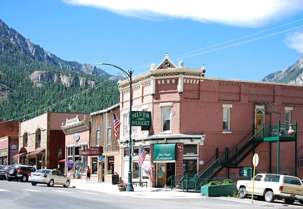 Edifício Histórico Cidade Ouray Nas Montanhas San Juan Colorado — Fotografia de Stock