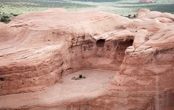 Ландшафт Red Rock Mountain Национальном Парке Arches Штат Юта — стоковое фото