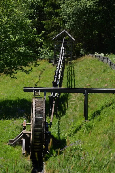 Historische Wasserwerke Frühling Harz Niedersachsen — Stockfoto