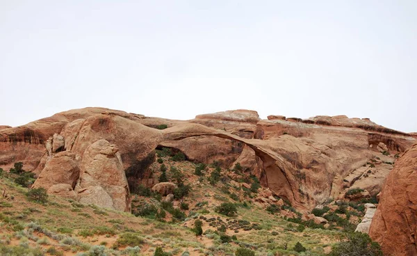 Arco Paesaggistico Nel Parco Nazionale Degli Archi Utah — Foto Stock