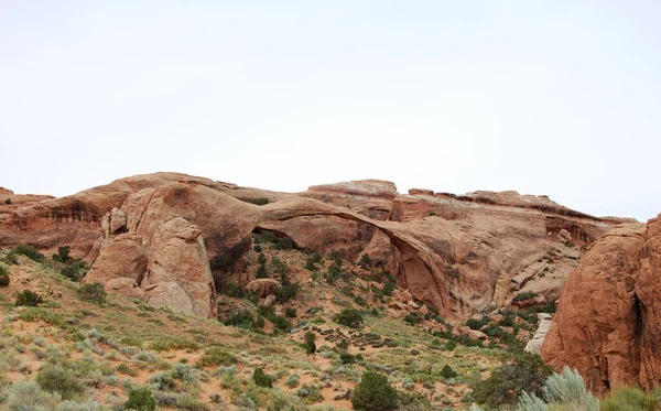 Arco Paesaggistico Nel Parco Nazionale Degli Archi Utah — Foto Stock