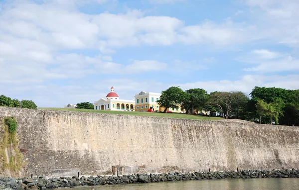 Történelmi Erőd San Juan Óvárosában Puerto Rico Fővárosában — Stock Fotó