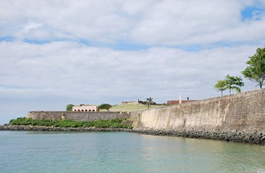 Porto Riko 'nun başkenti San Juan' ın tarihi kalesi.