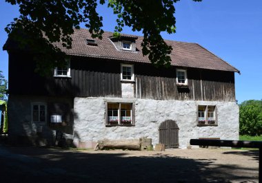 Historical Building in the Old Town of Clausthal - Zellerfeld in the Harz Mountains, Lower Saxony