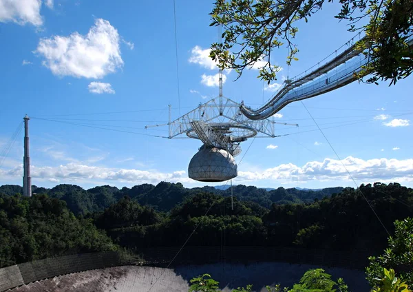 Radio Teleskop Mieście Arecibo Portoryko — Zdjęcie stockowe