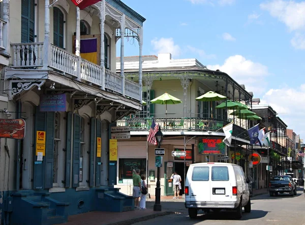 Historisch Gebouw Franse Wijk New Orleans Louisiana — Stockfoto