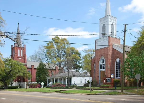 Église Historique Ville Vicksburg Mississippi — Photo