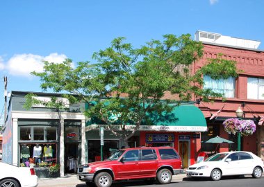 Coeur d 'Alene, Idaho' da sokak sahnesi