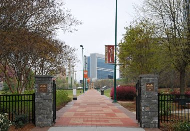 Atlanta şehir merkezindeki modern bina, Başkent Georgia.