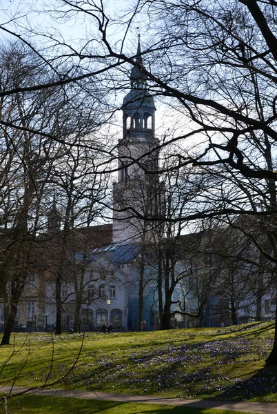 Ιστορική Εκκλησία Στην Παλιά Πόλη Του Σελ Κάτω Σαξονία — Φωτογραφία Αρχείου