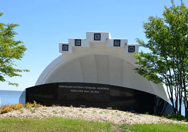 Pomnik Mieście Duluth Minnesota — Zdjęcie stockowe