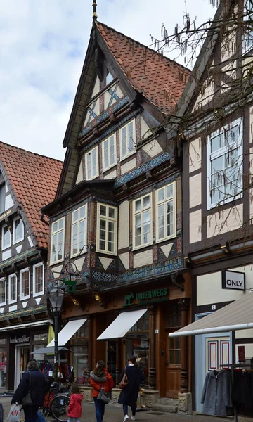 Historisches Gebäude Der Celler Altstadt Niedersachsen — Stockfoto