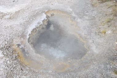 Yellowstone Ulusal Parkı 'ndaki Çamur Deliği, Wyoming