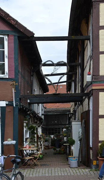 Историческое Здание Старом Городе Целле Нижняя Саксония — стоковое фото