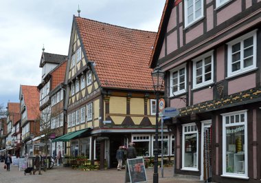 Eski Celle Kasabası 'ndaki Tarihi Bina, Aşağı Saksonya