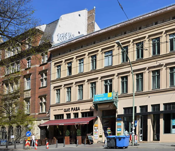 Ιστορικά Κτίρια Στη Γειτονιά Mitte Στο Βερολίνο Την Πρωτεύουσα Της — Φωτογραφία Αρχείου