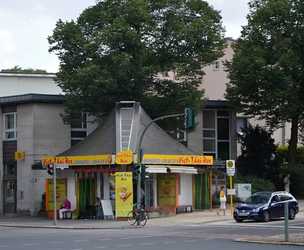 Scène Rue Dans Quartier Schmargendorf Wilmersdorf Berlin Capitale Allemagne — Photo