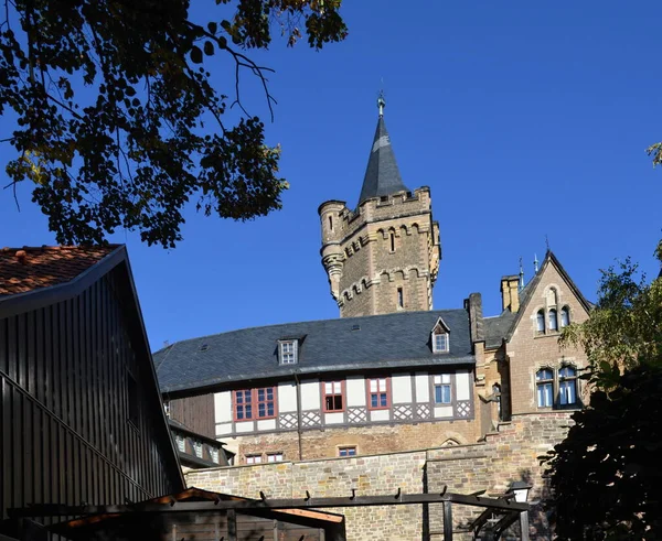 Historisch Kasteel Oude Binnenstad Van Wernigerode Saksen Anhalt — Stockfoto