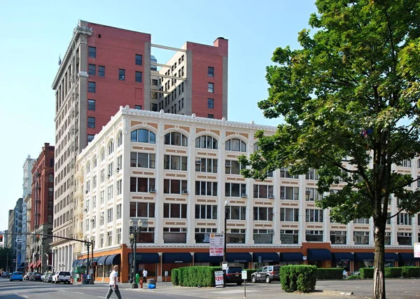 Edificio Histórico Casco Antiguo Portland Oregon — Foto de Stock