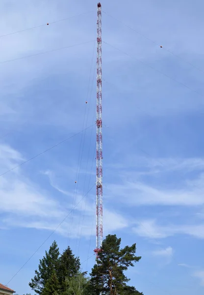 Torre Rádio Colina Funkerberg Cidade Koenigswusterhausen Brandemburgo — Fotografia de Stock