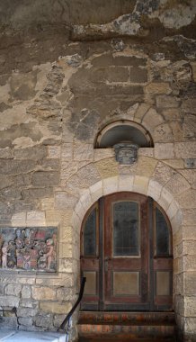 Saksonya 'nın Harz Dağları' ndaki Quedlinburg Eski Kasabası 'ndaki Tarihi Kale ve Manastır