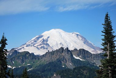 Panorama of Mount Rainier National Park, Washington