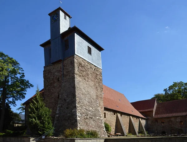 Historical Castle Monastery Town Ilsenburg Pegunungan Harz Saxony Anhalt — Stok Foto